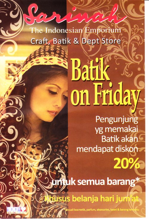 Sarinah Batik on Friday Program